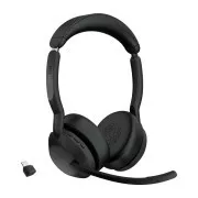 Jabra Evolve2 55/Stereo/ANC/USB-C/BT-USB/Bežična/MS/Crna