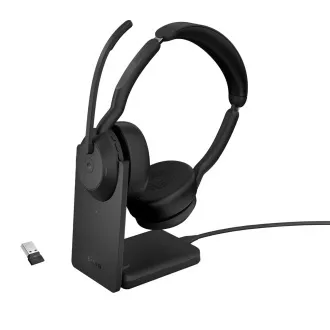Jabra Evolve2 55/Stereo/ANC/USB/BT-USB/Bežični/MS/Stalak/Crna