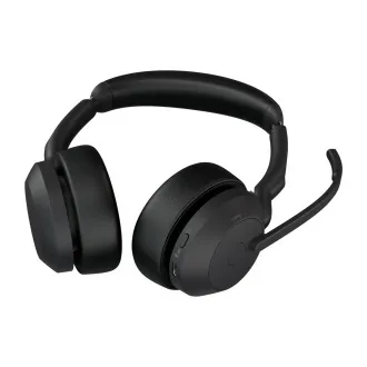 Jabra Evolve2 55/Stereo/ANC/USB-C/BT-USB/Bežične/Stalak/Crna