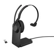Jabra Evolve2 55/Mono/ANC/USB/BT-USB/Bežične/MS/Stalak/Crna