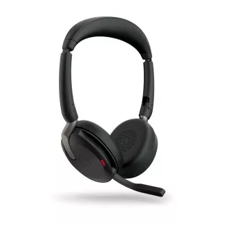 Jabra Evolve2 65 Flex/Stereo/ANC/USB-C/BT-USB/Bežična/Crna
