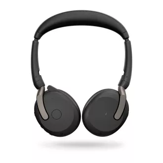 Jabra Evolve2 65 Flex/Stereo/ANC/USB-C/BT-USB/Bežična/Crna