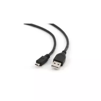 GEMBIRD kabel USB2.0 - microUSB, 3m, crni