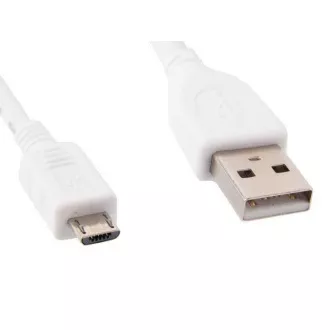 GEMBIRD kabel microUSB - USB, 1m, bijeli