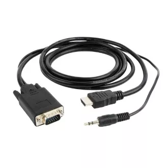 GEMBIRD Redukcija HDMI na VGA + audio, 1,8 m