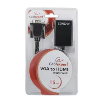GEMBIRD VGA - HDMI redukcija, 0.15m, M/Ž