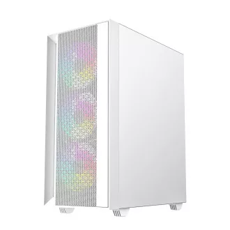 Gembird Fornax 4000 ARGB/Midi Tower/Transpar./Bijela