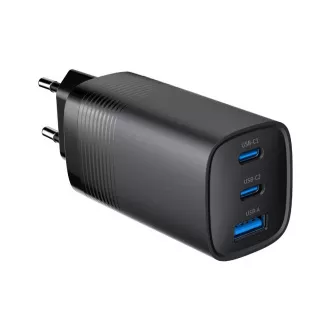 GEMBIRD PD punjač 1xUSB-A 2xUSB-C 67W crni