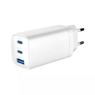 GEMBIRD PD punjač 1xUSB-A 2xUSB-C 67W bijeli