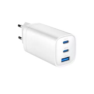 GEMBIRD PD punjač 1xUSB-A 2xUSB-C 67W bijeli
