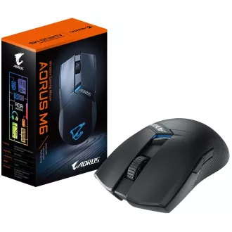 GIGABYTE Aorus M6/Gaming/Optički/26.000 DPI/Bežični USB/Crna