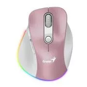 Genius Ergo 9000S Pro/Ergonomski/Optički/Dešnjak/2400 DPI/USB+BT/Ružičasti