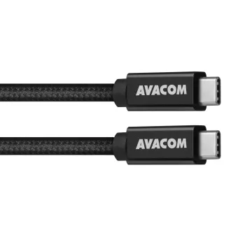 AVACOM podatkovni i kabel za punjenje USB Type-C - USB Type-C, 100cm, 100W E-Mark, crni AVACOM podatkovni i kabel za punjenje USB Type-C - USB Type-C, 100cm, 100W E-Mark, crni