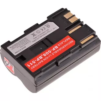 Baterija T6 Power Canon BP-508, BP-511, BP-511A, BP-512, BP-514, 1600mAh, 11.8Wh, smeđa