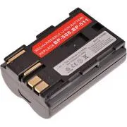 Baterija T6 Power Canon BP-508, BP-511, BP-511A, BP-512, BP-514, 1600mAh, 11.8Wh, smeđa