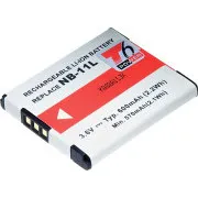 Baterija T6 power Canon NB-11L, 600mAh, siva