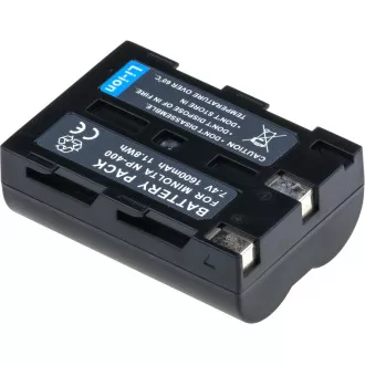 Baterija T6 Power Minolta NP-400, Pentax D-Li50, Samsung SLB-1674, 1600mAh, 11.8Wh