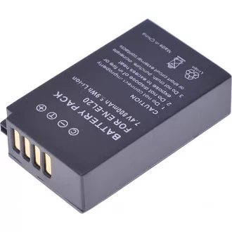 Baterija T6 power Nikon EN-EL20, EN-EL20a, 800mAh, 5.9Wh, crna