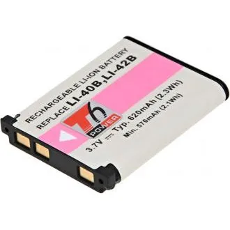 Baterija T6 Power Olympus Li-40B, Li-42B, D-Li63, EN-EL10, NP-45, NP-80, D-Li108, 620mAh, 2.3Wh Baterija T6 Power Olympus Li-40B, Li-42B, D-Li63, EN-EL10, NP-45, NP-80, D-Li108, 620mAh, 2.3Wh
