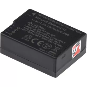 T6 baterija za Panasonic DMW-BLC12E, BP-DC12, 1050mAh, 7,5Wh, USB-C