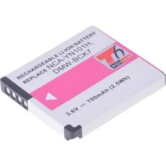 Baterija T6 Power Panasonic DMW-BCK7, DMW-BCK7E, NCA-YN101H, NCA-YN101F, NCA-YN101G, 700mAh, 2.5Wh