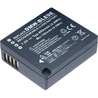 Baterija T6 power Panasonic DMW-BLE9, DMW-BLE9E, DMW-BLG10, DMW-BLG10E, BP-DC15, 700mAh, 5Wh