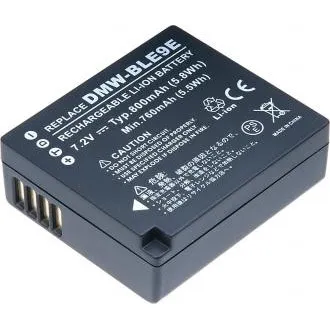 Baterija T6 power Panasonic DMW-BLE9, DMW-BLE9E, DMW-BLG10, DMW-BLG10E, BP-DC15, 700mAh, 5Wh Baterija T6 power Panasonic DMW-BLE9, DMW-BLE9E, DMW-BLG10, DMW-BLG10E, BP-DC15, 700mAh, 5Wh