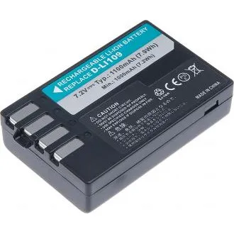 Baterija T6 Power za Pentax D-Li109, 1100mAh, 7.9Wh, crna Baterija T6 Power za Pentax D-Li109, 1100mAh, 7.9Wh, crna