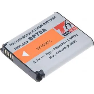T6 baterija za Samsung BP-70A, BP70A, SLB-70A, 700mAh, 2,6Wh