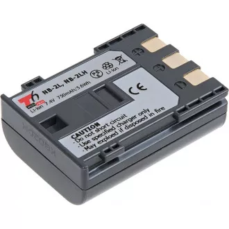 Baterija T6 Power Canon NB-2L, NB-2LH, BP-2LH, 750mAh, 5.5Wh, siva