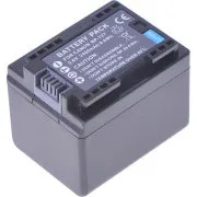 Baterija T6 power Canon BP-727, 2400mAh, 8.6Wh, crna