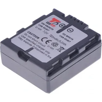 T6 baterija za Panasonic VW-VBD070, CGA-DU07, CGR-DU07, Hitachi DZ-BP07S, 720mAh, 5,2Wh T6 baterija za Panasonic VW-VBD070, CGA-DU07, CGR-DU07, Hitachi DZ-BP07S, 720mAh, 5,2Wh