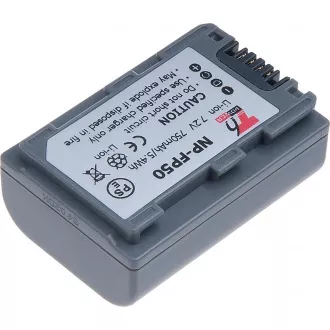 Baterija T6 Power Sony NP-FP30, NP-FP50, 750mAh, 5.4Wh, siva