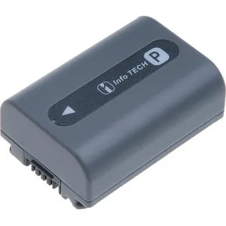 Baterija T6 Power Sony NP-FP30, NP-FP50, 750mAh, 5.4Wh, siva