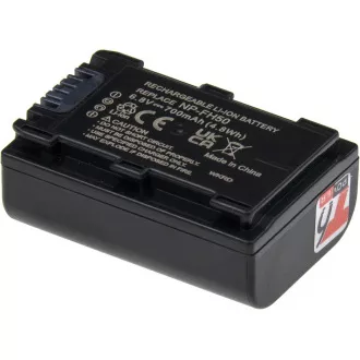 Baterija T6 Power Sony NP-FH50, NP-FH40, NP-FH30, 700mAh, 4,7Wh, siva