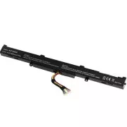 T6 Power baterija za Asus X450J, X550Z, X750J, X751L, X751LA, X751MA, 2600mAh, 37Wh, 4 ćelije, Li-ion