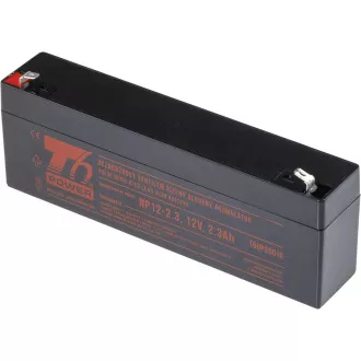Baterija T6 Power NP12-2.3, 12V, 2.3Ah, F1 Baterija T6 Power NP12-2.3, 12V, 2.3Ah, F1