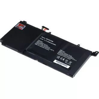 Baterija T6 Power za Asus VivoBook S551L, R551L, K551L, V551L seriju, 4400mAh, 49Wh, 3 ćelije, Li-pol