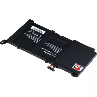 Baterija T6 Power za Asus VivoBook S551L, R551L, K551L, V551L seriju, 4400mAh, 49Wh, 3 ćelije, Li-pol