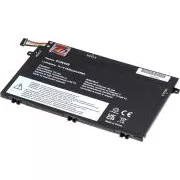 Baterija T6 Power za Lenovo ThinkPad E480, E490, E580, E590, E14, E15, 4050mAh, 45Wh, 3 ćelije, Li-pol