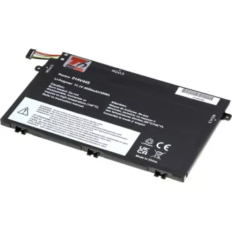 Baterija T6 Power za Lenovo ThinkPad E480, E490, E580, E590, E14, E15, 4050mAh, 45Wh, 3 ćelije, Li-pol Baterija T6 Power za Lenovo ThinkPad E480, E490, E580, E590, E14, E15, 4050mAh, 45Wh, 3 ćelije, Li-pol