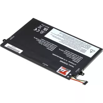Baterija T6 Power za Lenovo ThinkPad E480, E490, E580, E590, E14, E15, 4050mAh, 45Wh, 3 ćelije, Li-pol Baterija T6 Power za Lenovo ThinkPad E480, E490, E580, E590, E14, E15, 4050mAh, 45Wh, 3 ćelije, Li-pol