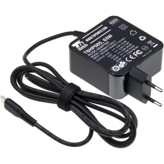 T6 Power univerzalni laptop adapter, 65W, USB-C