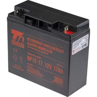 Baterija T6 Power NP12-17, 12V, 17Ah