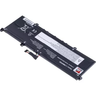 Baterija T6 Power Lenovo ThinkBook 13s G2, 13s G3, 14s G2, 3627 mAh, 56 Wh, 4 ćelije, Li-pol