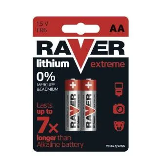 RAVER 2x AA litijska baterija RAVER 2x AA litijska baterija