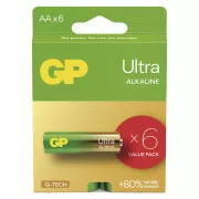 GP Alkalna baterija ULTRA AA (LR6) - 6 kom