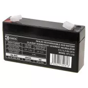 BATERIJA SLA 6V/1.3Ah FA -4.7mm