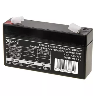 BATERIJA SLA 6V/1.3Ah FA -4.7mm