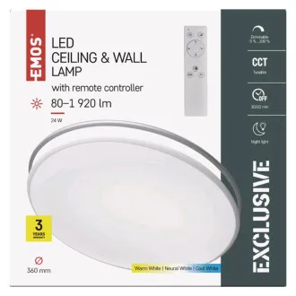 EMOS ugradna svjetiljka sa ZM5165 kontrolerom (35cm) EMOS ugradna svjetiljka sa ZM5165 kontrolerom (35cm)